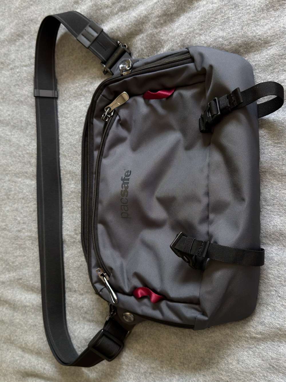 Pacsafe slate Crossbody Sling Bag - Anti-Theft
